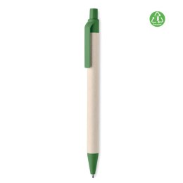 Długopis z kartonu po mleku zielony (MO6822-09)
