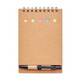 Notes z długopisem oraz koloro beżowy (MO8107-13)