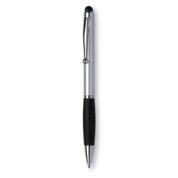 Przekręcany, dotykowy długopis srebrny mat (MO7942-16)