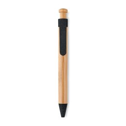 Długopis bambusowy czarny (MO9481-03)