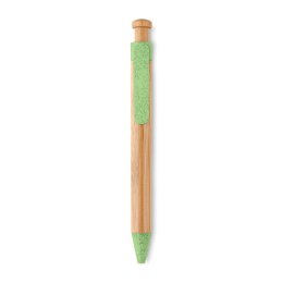 Długopis bambusowy zielony (MO9481-09)