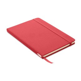 Notatnik A5, okładka 600D RPET czerwony (MO9966-05)