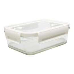 Lunch box Delect 900 ml, biały/transparentny