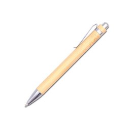 Zestaw długopis i brelok Ovar, brązowy