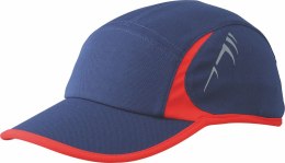 Running cap 3220 - ciemny niebieski/czerwony