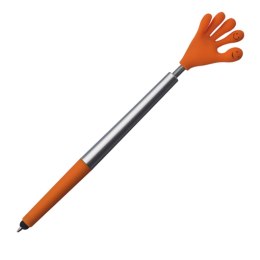 Długopis plastikowy CrisMa Smile Hand kolor Pomarańczowy