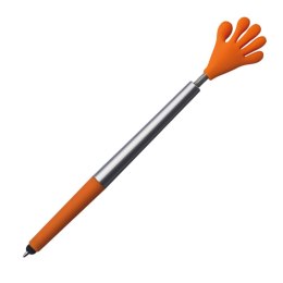 Długopis plastikowy CrisMa Smile Hand kolor Pomarańczowy