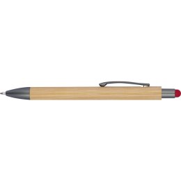 Długopis drewniany kolor Czerwony
