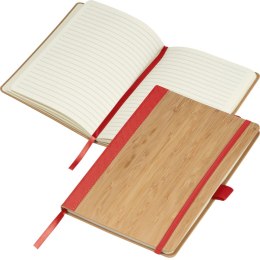 Bambusowy notatnik kolor Czerwony