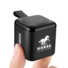 Mini głośnik z podświetlanym logo kolor Czarny