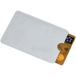 Etui na karty z ochroną RFID aluminiowe EDINBURGH kolor biały