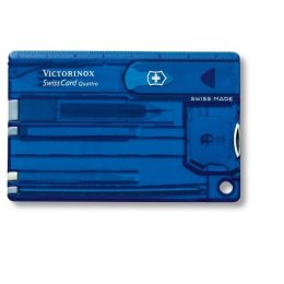 SwissCard Quattro Victorinox kolor niebieski