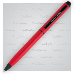 Długopis metalowy touch pen, soft touch CELEBRATION Pierre Cardin kolor czerwony