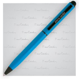 Długopis metalowy touch pen, soft touch CELEBRATION Pierre Cardin kolor jasnoniebieski