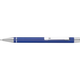 Metalowy długopis półżelowy ALMEIRA kolor niebieski