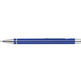 Metalowy długopis półżelowy ALMEIRA kolor niebieski