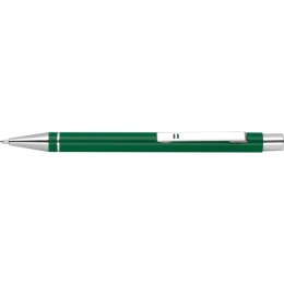 Metalowy długopis półżelowy ALMEIRA kolor zielony