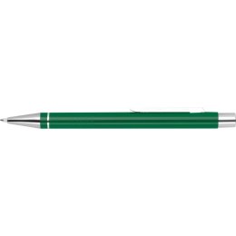 Metalowy długopis półżelowy ALMEIRA kolor zielony