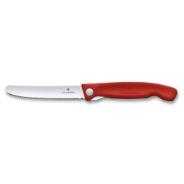 Składany nóż do warzyw i owoców Swiss Classic kolor czerwony