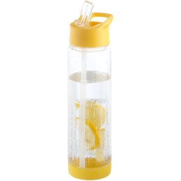 Butelka z koszyczkiem Tutti frutti przezroczysty, żółty (10031402)