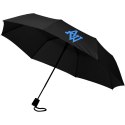 Automatyczny parasol składany Wali 21" czarny (10907700)