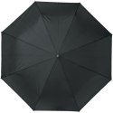 Parasol automatyczny Alina 23" wykonany z plastiku PET z recyklingu czarny (10940001)