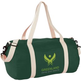 Bawełniana torba sportowa Barrel leśny zielony (12019503)