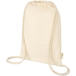 Orissa plecak ściągany sznurkiem z bawełny organicznej z certyfikatem GOTS o gramaturze 100 g/m² natural (12049010)