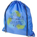 Plecak Oriole ze sznurkiem ściągającym z recyklowanego plastiku PET błękit królewski (12046102)