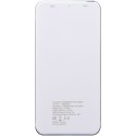 Bezprzewodowy powerbank 10000 mAh Constant z wyświetlaczem LED biały (12395600)