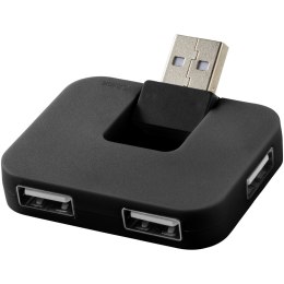 Rozdzielacz USB Gaia 4-portowy czarny (12359800)