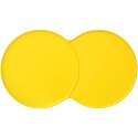 Podkładka podwójna wykonana z tworzywa sztucznego Sidekick żółty (21050808)
