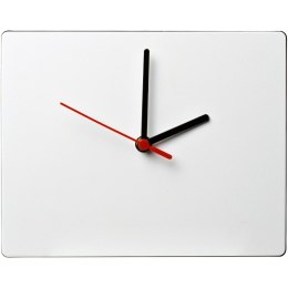 Prostokątny zegar ścienny Brite-Clock® czarny (21053100)