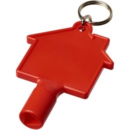 Klucz do skrzynki licznika w kształcie domku Maximilian z brelokiem czerwony (21087103)