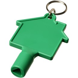Klucz do skrzynki licznika w kształcie domku Maximilian z brelokiem zielony (21087101)