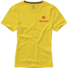 Damski t-shirt Nanaimo z krótkim rękawem żółty (38012102)