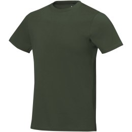 Męski t-shirt Nanaimo z krótkim rękawem zieleń wojskowa (38011702)