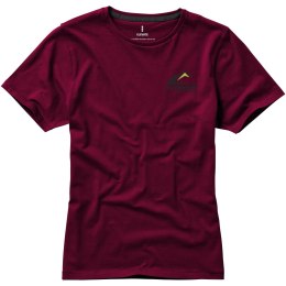 Damski t-shirt Nanaimo z krótkim rękawem bordo (38012243)