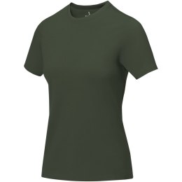 Damski t-shirt Nanaimo z krótkim rękawem zieleń wojskowa (38012700)