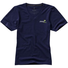 Damski T-shirt organiczny Kawartha z krótkim rękawem granatowy (38017493)