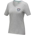 Damski T-shirt organiczny Kawartha z krótkim rękawem szary melanż (38017960)