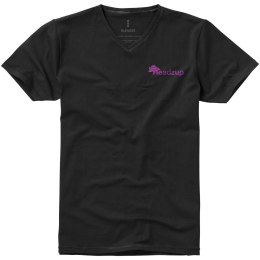 Męski T-shirt organiczny Kawartha z krótkim rękawem czarny (38016993)