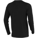 Męski T-shirt organiczny Ponoka z długim rękawem czarny (38018992)