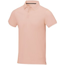 Męskie polo Calgary z krótkim rękawem pale blush pink (38080911)