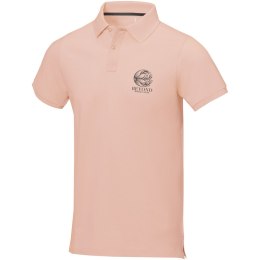 Męskie polo Calgary z krótkim rękawem pale blush pink (38080911)