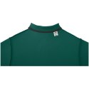 Helios - koszulka męska polo z krótkim rękawem leśny zielony (38106602)