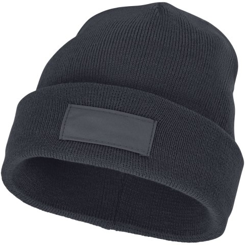 Czapka typu beanie Boreas z naszywką szary sztormowy (38676890)