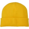 Czapka typu beanie Boreas z naszywką żółty (38676100)