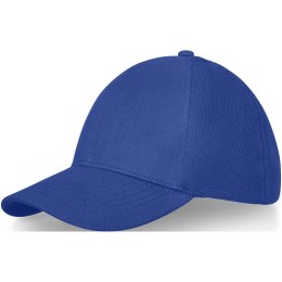 6-panelowa bawełniana czapka Drake z daszkiem typu trucker cap niebieski (38680440)