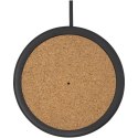 Bezprzewodowa ładowarka indukcyjna Kivi o mocy 10 W z korka/wapienia czarny, piasek pustyni (12414190)